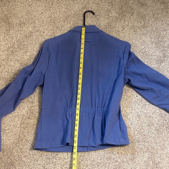 Coldwater Creek Periwiolet Button-Front Jacket Top - Picture 5 of 9